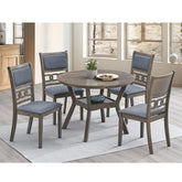 5 Pc Round Dining Table Set 1079 International Furniture